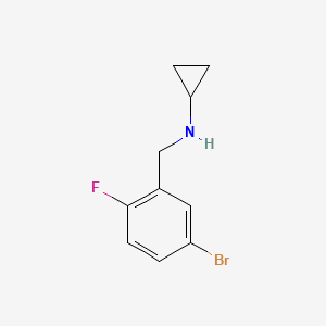 molecular formula C10H11BrFN B1319832 N-(5-Bromo-2-fluorobenzyl)cyclopropanamine CAS No. 926201-08-3