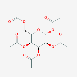 molecular formula C16H22O11 B131985 beta-L-glucose pentaacetate CAS No. 66966-07-2