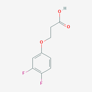 molecular formula C9H8F2O3 B1319875 3-(3,4-Difluorophenoxy)propanoic acid CAS No. 926256-60-2