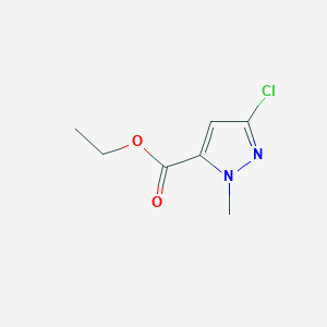 molecular formula C7H9ClN2O2 B1319893 ethyl 3-chloro-1-methyl-1H-pyrazole-5-carboxylate CAS No. 173841-07-1