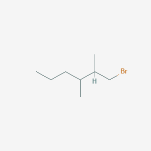 molecular formula C8H17Br B13199010 1-Bromo-2,3-dimethylhexane 