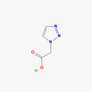 molecular formula C4H5N3O2 B1319910 2-(1H-1,2,3-triazol-1-yl)acetic acid CAS No. 4314-22-1