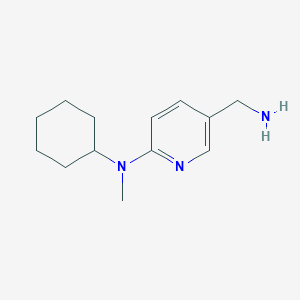 5-(Aminomethyl)-N-cyclohexyl-N-methyl-2-pyridinamine
