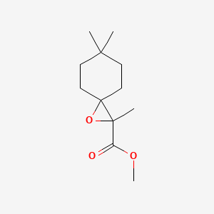 molecular formula C12H20O3 B13199684 Methyl 2,6,6-trimethyl-1-oxaspiro[2.5]octane-2-carboxylate 