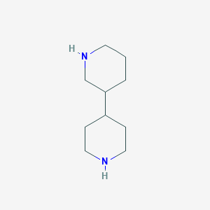 molecular formula C10H20N2 B13199806 3-(Piperidin-4-YL)piperidine 