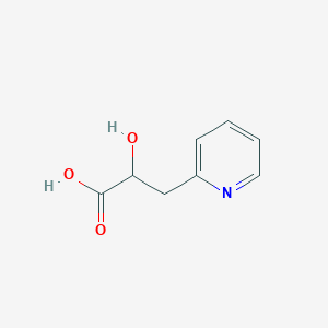 molecular formula C8H9NO3 B13200016 2-Hydroxy-3-(pyridin-2-yl)propanoic acid 