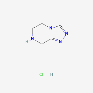 5,6,7,8-Tetrahydro-[1,2,4]triazolo[4,3-a]pyrazine hydrochloride