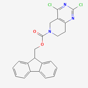(9H-Fluoren-9-YL)methyl 2,4-dichloro-7,8-dihydropyrido[4,3-D]pyrimidine-6(5H)-carboxylate