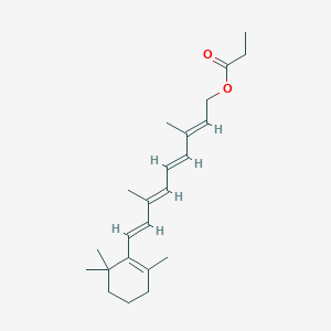 molecular formula C23H34O2 B132001 Retinyl propionate CAS No. 7069-42-3