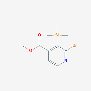 B1320016 2-Bromo-3-trimethylsilanyl-isonicotinic acid methyl ester CAS No. 848243-28-7