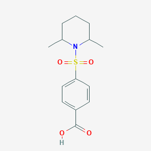 4-((2,6-Dimethylpiperidin-1-yl)sulfonyl)benzoic acid