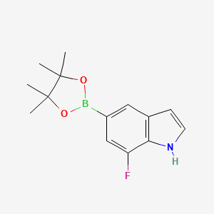 7-Fluoro-5-(4,4,5,5-tetramethyl-1,3,2-dioxaborolan-2-yl)-1H-indole