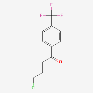 4-Chloro-1-oxo-1-(4-trifluoromethylphenyl)butane