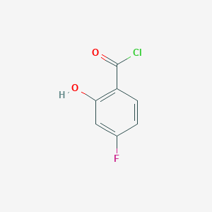 molecular formula C7H4ClFO2 B1320049 4-Fluoro-2-hydroxybenzoyl chloride CAS No. 57976-99-5