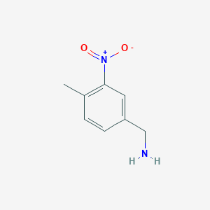 (4-Methyl-3-nitrophenyl)methanamine
