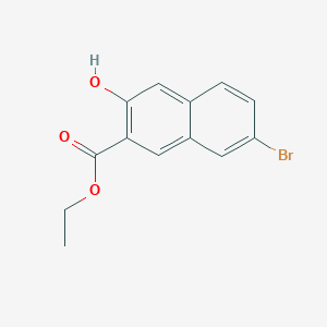 molecular formula C13H11BrO3 B1320060 Ethyl 7-bromo-3-hydroxy-2-naphthoate CAS No. 127338-44-7