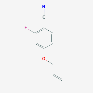 molecular formula C10H8FNO B1320071 4-(Allyloxy)-2-fluorobenzonitrile CAS No. 448956-54-5