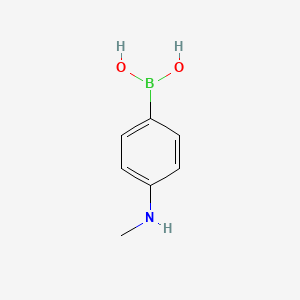 molecular formula C7H10BNO2 B1320076 4-(Methylamino)phenylboronic acid CAS No. 302348-49-8