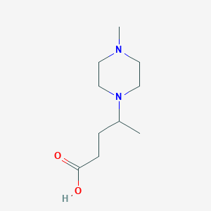 molecular formula C10H20N2O2 B1320090 4-(4-Methyl-piperazin-1-yl)-pentanoic acid CAS No. 889939-93-9