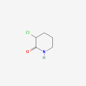 molecular formula C5H8ClNO B13201137 3-Chloropiperidin-2-one 