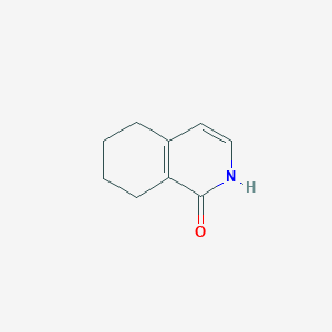molecular formula C9H11NO B1320120 5,6,7,8-Tetrahydroisoquinolin-1(2H)-one CAS No. 26345-15-3
