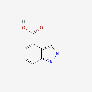 molecular formula C9H8N2O2 B1320122 2-Methyl-2H-indazole-4-carboxylic acid CAS No. 1071433-06-1