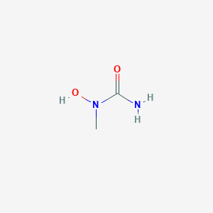 molecular formula C2H6N2O2 B132013 1-羟基-1-甲基脲 CAS No. 7433-43-4