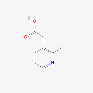 molecular formula C8H9NO2 B1320142 2-(2-Methylpyridin-3-yl)acetic acid CAS No. 179626-66-5