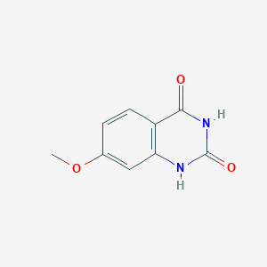 molecular formula C9H8N2O3 B1320143 7-Methoxyquinazoline-2,4-diol CAS No. 62484-12-2