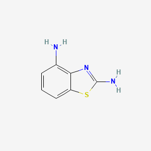 molecular formula C7H7N3S B1320147 1,3-Benzothiazole-2,4-diamine CAS No. 861100-75-6