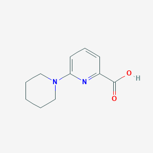 molecular formula C11H14N2O2 B1320168 6-(哌啶-1-基)吡啶-2-甲酸 CAS No. 868755-50-4