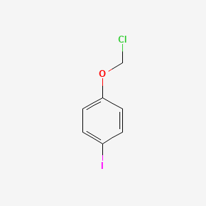 molecular formula C7H6ClIO B13201715 1-(Chloromethoxy)-4-iodobenzene 