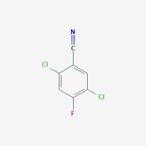 molecular formula C7H2Cl2FN B1320196 2,5-二氯-4-氟苯甲腈 CAS No. 1804886-09-6