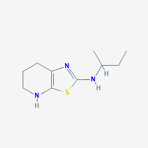molecular formula C10H17N3S B13201964 N-(Butan-2-yl)-4H,5H,6H,7H-[1,3]thiazolo[5,4-b]pyridin-2-amine 