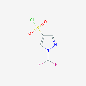 molecular formula C4H3ClF2N2O2S B1320203 1-(二氟甲基)-1H-吡唑-4-磺酰氯 CAS No. 1006320-00-8