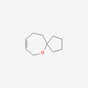 molecular formula C10H16O B13202175 6-Oxaspiro[4.6]undec-8-ene 