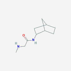 molecular formula C10H18N2O B13202254 N-{bicyclo[2.2.1]heptan-2-yl}-2-(methylamino)acetamide 