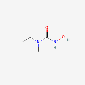 molecular formula C4H10N2O2 B13202362 1-Ethyl-3-hydroxy-1-methylurea 