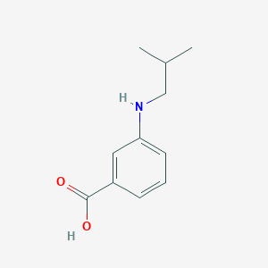 molecular formula C11H15NO2 B13202367 3-(Isobutylamino)benzoic acid 