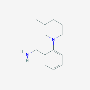 B1320238 2-(3-Methyl-piperidin-1-yl)-benzylamine CAS No. 869943-43-1
