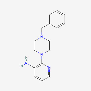 molecular formula C16H20N4 B1320254 2-(4-苄基哌嗪-1-基)吡啶-3-胺 CAS No. 937603-23-1