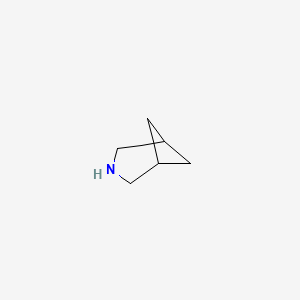molecular formula C6H11N B1320257 3-氮杂双环[3.1.1]庚烷 CAS No. 286-35-1