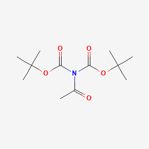 molecular formula C12H21NO5 B1320262 (Di-tert-butoxycarbonyl)acetylamine CAS No. 1588441-36-4