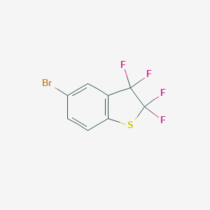 molecular formula C8H3BrF4S B132027 5-溴-2,2,3,3-四氟-1-苯并噻吩 CAS No. 146431-20-1