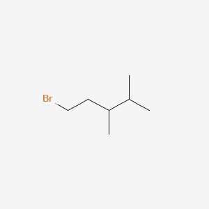 molecular formula C7H15Br B13202791 1-Bromo-3,4-dimethylpentane 