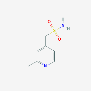 molecular formula C7H10N2O2S B13202919 (2-Methylpyridin-4-yl)methanesulfonamide 