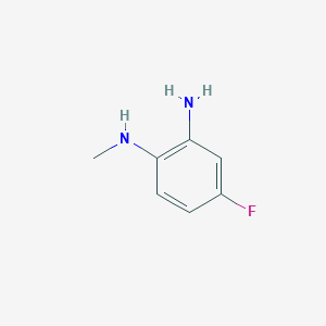 molecular formula C7H9FN2 B1320298 4-Fluoro-N1-methylbenzene-1,2-diamine CAS No. 401567-10-0