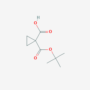 B1320304 1-(Tert-butoxycarbonyl)cyclopropanecarboxylic acid CAS No. 1268842-79-0