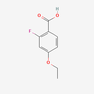 molecular formula C9H9FO3 B1320308 4-Ethoxy-2-fluorobenzoic acid CAS No. 1206593-29-4