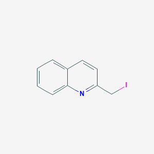 molecular formula C10H8IN B13203116 2-(Iodomethyl)quinoline 